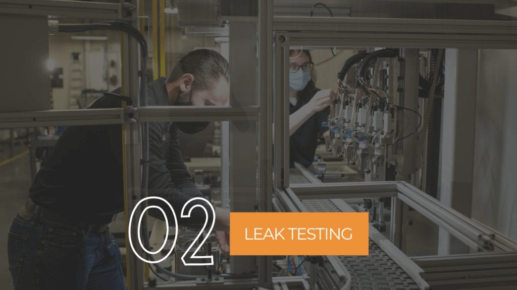 Automated Machine Systems Cincinnati Leak Testing