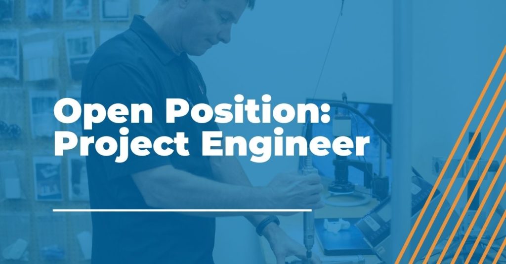 Open Position Project Engineer SEP 2021