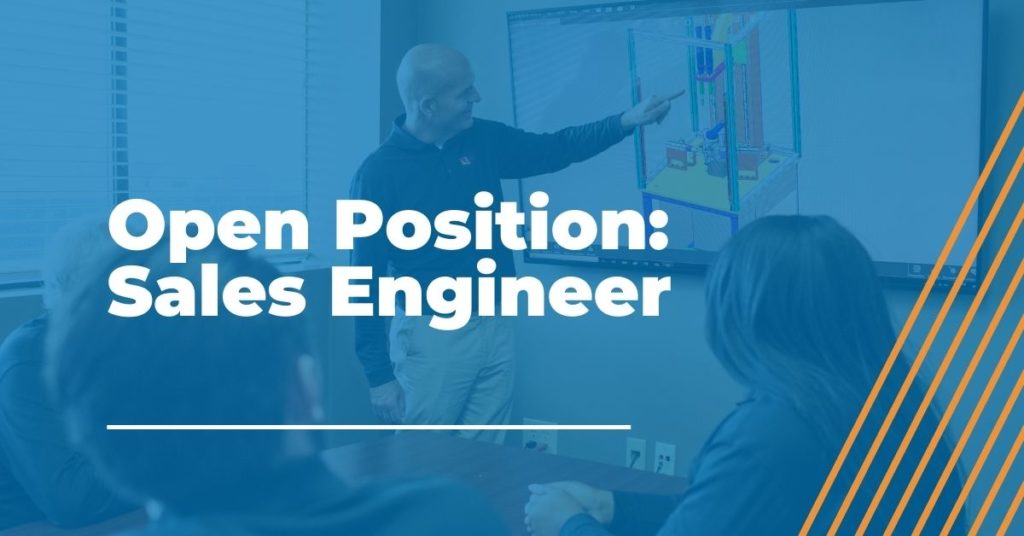 Open Position Sales Engineer SEP 2021
