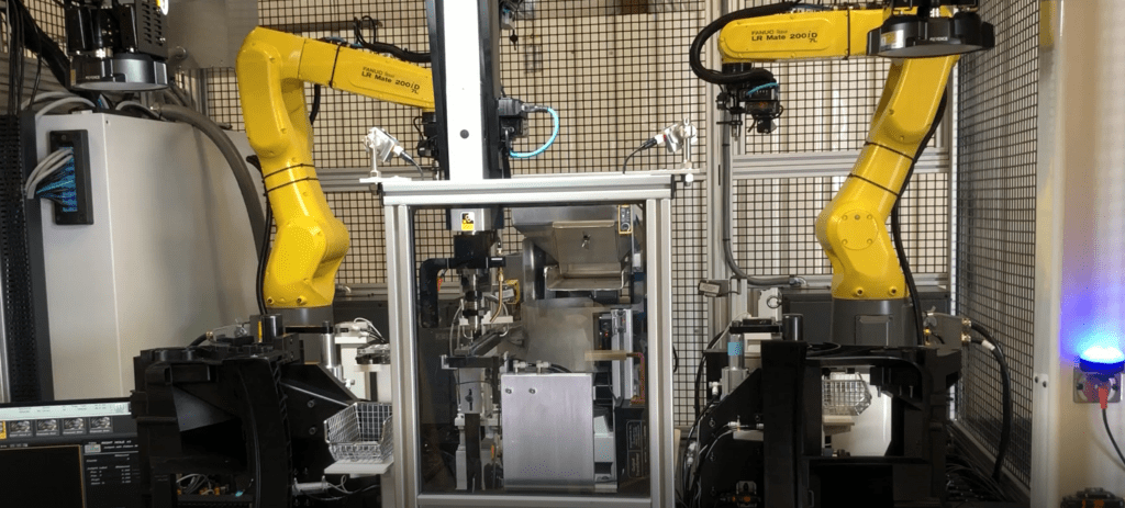 FANUC robot automated assembly cell
